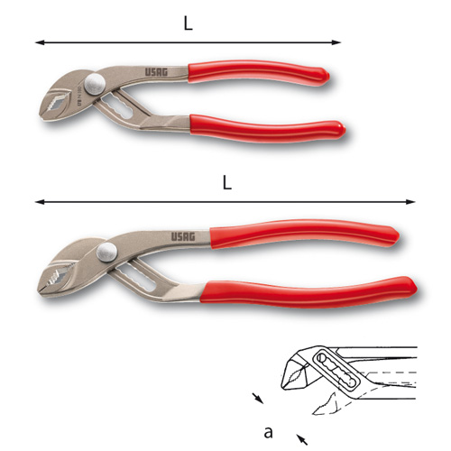 Pinza regolabile a cerniera sovrapposta 178 N_250  PINZA REGOLABILE 178 N 250