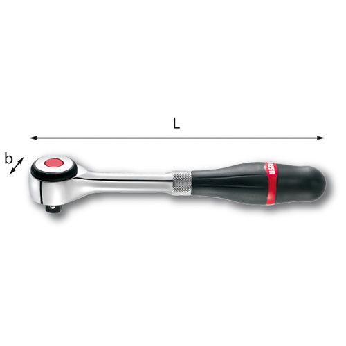 Cricchetto reversibile con impugnatura rotante 237 1/2 AK_260  CRICCHETTO ROTANTE