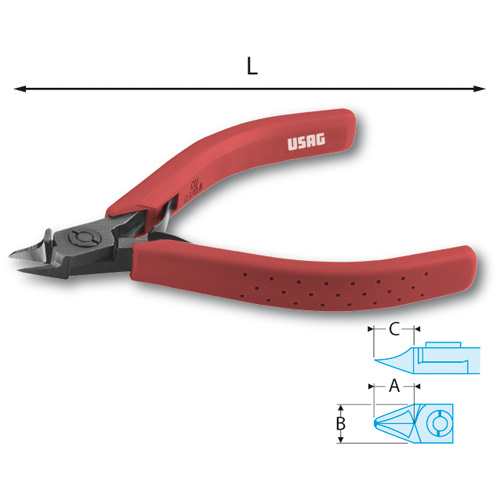 Tronchese con becchi ribassati a tagliente raso 024/2_10.5x10.5x9.5  TRONCHESE