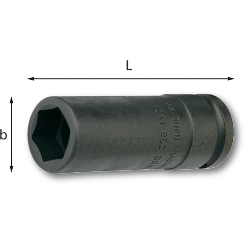 Chiavi a bussola macchina lunghe con bocca esagonale 235 3/4 ML_27  CHIAVE A BUSSOLA