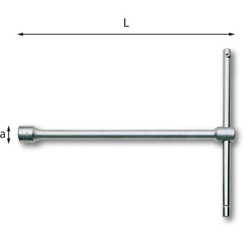 Chiavi a T semplici con bocca esagonale 275_13  CHIAVE A T