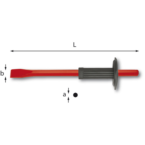 Scalpelli per muratori con paramano 360 A_400  SCALPELLO