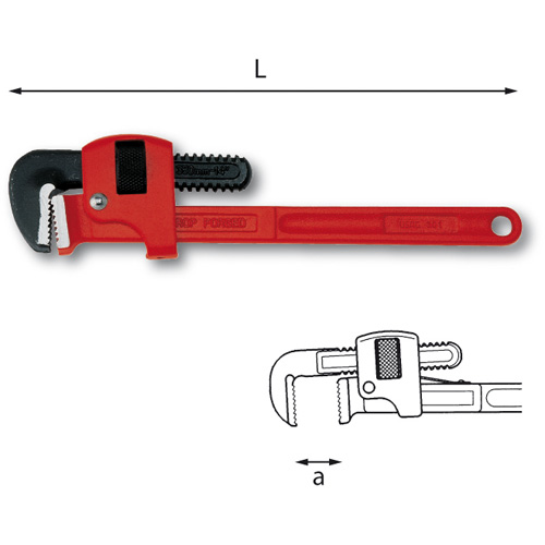 Giratubi modello Stillson 301 N_600  GIRATUBO