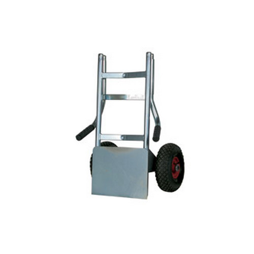 CARRELLO PIEGHEVOLE ZINCATO - RUOTE PNEUMATICHE Ø 260 MM