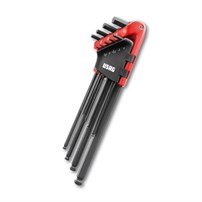 Serie Di 9 Chiavi Maschio Esagonale Extra-Lunghe A Testa Sferica 280 Xlts/S9